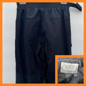 CB Sports Womens‎ Snow Ski Pants Black Adjustable Waist XS